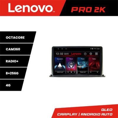 Navigatie universala 2din-1 8 core QLED 2K 8+256 360 Android Waze USB Navigatie Internet Youtube Radio Lenovo