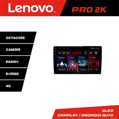 Navigatie Peugeot 307 Lenovo Kit-307 8 core QLED 2K 8+256 360 Android Waze USB Navigatie Internet Youtube Radio