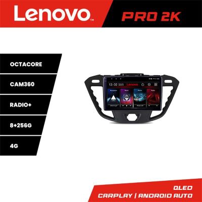 Navigatie Ford Transit  Lenovo Kit-845 8 core QLED 2K 8+256 360 Android Waze USB Navigatie Internet Youtube Radio