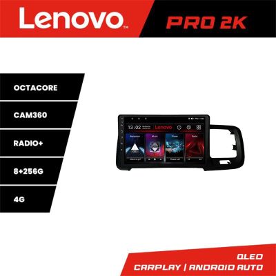 Navigatie Volvo S60 2014-2018 cu sistem Sensus Connect Lenovo Kit-s60-14 8 core QLED 2K 8+256 360 Android Waze USB Navigatie Internet Youtube R