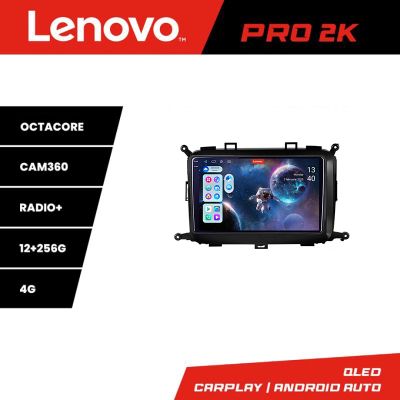 Navigatie Kia Carens 2013-2018 Lenovo Kit-2023 8 core QLED 2K 12+256 360 Android Waze USB Navigatie Internet Youtube Radio