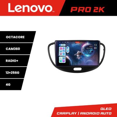 Navigatie Hyundai I10 2007-2013 Android radio gps internet 8 core QLED 2K 12+256 360 Lenovo