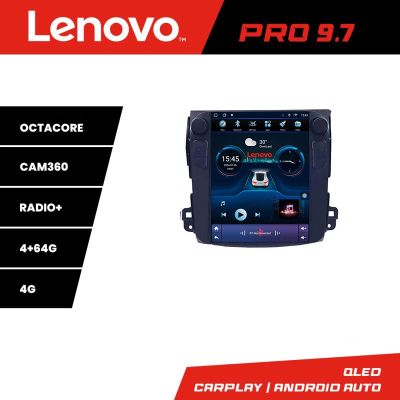Navigatie Mitsubishi Outlander 2007-2011 tip tesla radio gps internet 8 Core 4+64 360 4G carplay android auto  kit-tesla-056