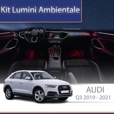 Lumini Ambientale NIGHTVIBE Audi Q3 2019-2023 set complet control telefon sau sistem original trimuri