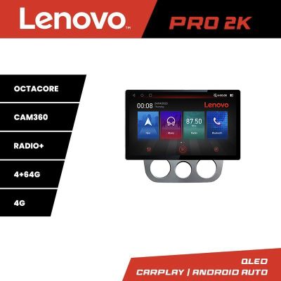 Navigatie VW Golf 5 2004-2010 clima manuala Lenovo PRO 4+64 13 inch 2K android 4G DSP gps internet  KIT-golf5-manual