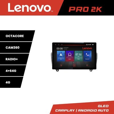 Navigatie Mercedes ML W166 NTG4.5 K-W166 Lenovo PRO 4+64 13 inch 2K android 4G DSP gps internet