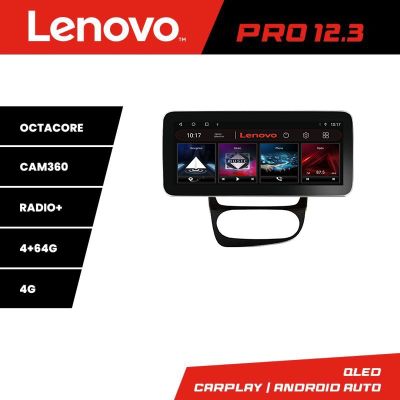 Navigatie Renault Clio 4 V2 K-468 Lenovo PRO 4+64 12.3 inch qled android 4G DSP gps internet  8Core