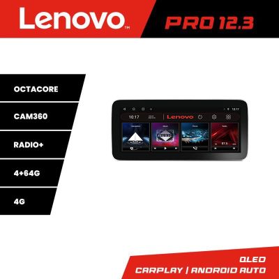 Navigatie Opel Movano Renault Master 2020- Lenovo PRO 4+64 12.3 inch qled android 4G DSP gps internet  v2