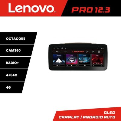Navigatie Nissan Micra 2002-2010 Lenovo PRO 4+64 12.3 inch qled android 4G DSP gps internet  KIT-micra2003