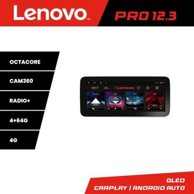 Navigatie vw multivan 2003-2015 K-multivan Lenovo PRO 4+64 12.3 inch qled android 4G DSP gps internet