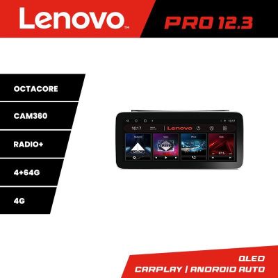 Navigatie NIssan Navara 2017- K-navara17 Lenovo PRO 4+64 12.3 inch qled android 4G DSP gps internet
