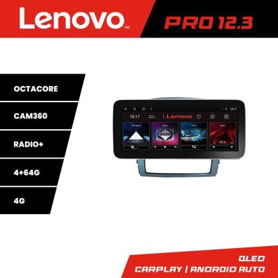 Navigatie Kia Sorento 2006-2009 Lenovo PRO 4+64 12.3 inch qled android 4G DSP gps internet  Kit-sorento2002+EDT-E70