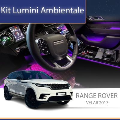 Lumini Ambientale NIGHTVIBE Range Rover Velar 2017- set complet control telefon sau sistem original