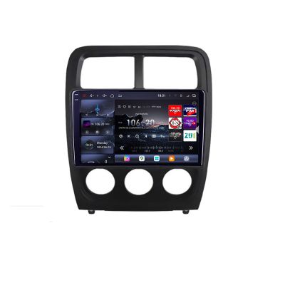 Navigatie Dodge Caliber 2010-2012 Edotec Kit-CALIBER 8 core QLED 2K 16+512GB 360 Android Waze USB Navigatie Internet Youtube Radio