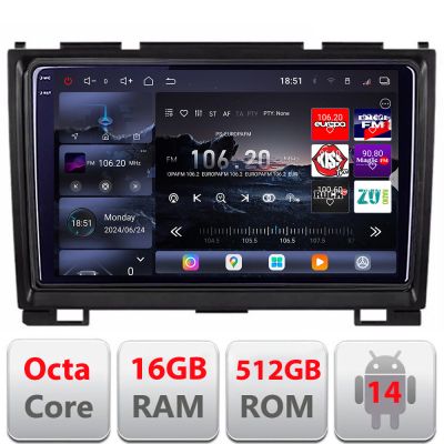 Navigatie Hummer H2 intre anii 2008-2009 Android radio gps internet 8 core QLED 2K 16+512GB 360 Edotec