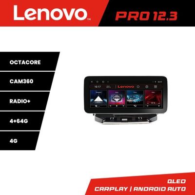 Navigatie Jeep Compass 2021- Lenovo Qled 12.3 inch Octa Core 4+64 360 DSP ADAS carplay android auto radio internet kit-compass2021+PRO-12.3-4+64+kit-10-9
