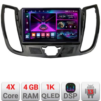 Navigatie Ford Kuga C-MAX Android radio gps internet 4+64 InCell Display 1K KIT-362-+EDT-E209-RK