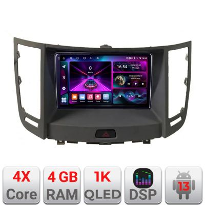 Navigatie Infinity FX intre anii 2009-2012 Android radio gps internet  4+64 InCell Display 1K Kit-fx35+EDT-E209-RK