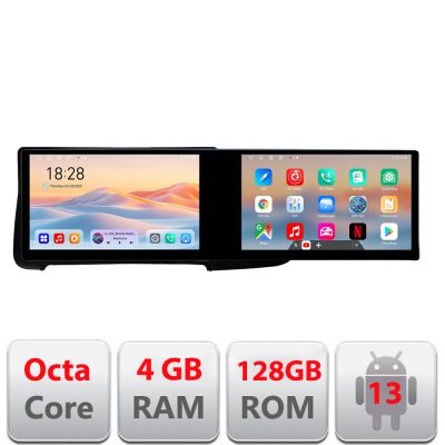 Navigatie Volvo S60 2014-2018 cu sistem Sensus Connect Kit-s60-14 Edotec 2 ecrane  8 core 4+128 21.6 inch Incell android Wifi 5Ghz gps internet