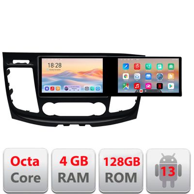 Navigatie Ford Transit 2019- varianta cu radio cd simplu Edotec 2 ecrane  8 core 4+128 21.6 inch Incell android Wifi 5Ghz gps internet  Kit-transit-2019-a