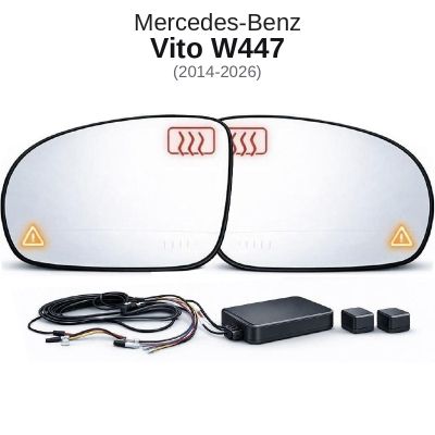 Senzor unghi mort Mercedes Benz Vito W447 2014-2026 — oglindă dedicată
