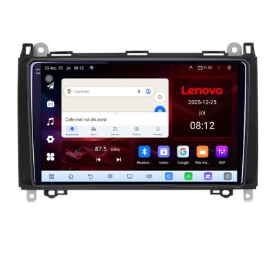 Navigatie Mercedes VW Lenovo Kit-068 8 Core 2.2 Ghz 8+128 Qled Incell 1K Android 360 Carplay DSP AHD 1080P ADAS 4G Wifi 5Ghz Bluetooth PRO