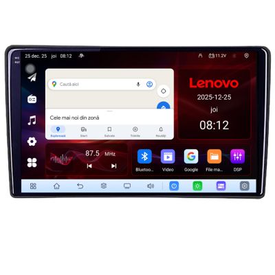 Navigatie universala 2din-2 8 Core 2.2 Ghz 8+128 Qled Incell 1K Android 360 Carplay DSP AHD 1080P ADAS 4G Wifi 5Ghz Bluetooth PRO Lenovo