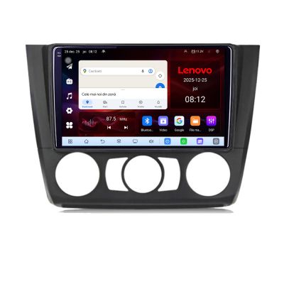 Navigatie BMW Seria 1 E87 2007-2011 clima manuala 8 Core 2.2 Ghz 8+128 Qled Incell 1K Android 360 Carplay DSP AHD 1080P ADAS 4G Wifi 5Ghz Bluetooth PRO