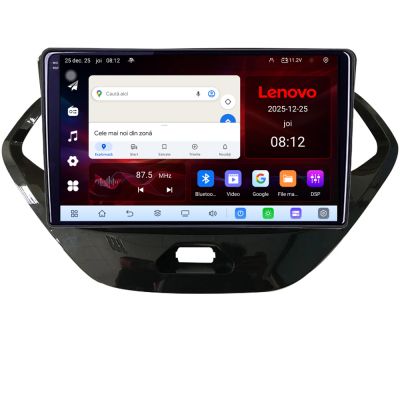 Navigatie Ford KA 2015-2020 8 Core 2.2 Ghz 8+128 Qled Incell 1K Android 360 Carplay DSP AHD 1080P ADAS 4G Wifi 5Ghz Bluetooth PRO