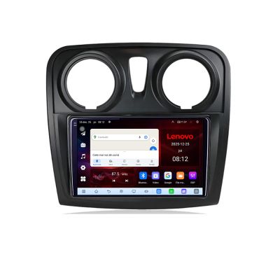 Navigatie Dacia Sandero Logan 2012-2020 Lenovo Kit-sandero 8 Core 2.2 Ghz 8+128 Qled Incell 1K Android 360 Carplay DSP AHD 1080P ADAS 4G Wifi 5Ghz Bluetooth PRO