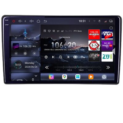 Navigatie Citroen C3 intre anii 2018- Edotec Kit-C3 8 core QLED 2K 16+512GB 360 Android Waze USB Navigatie Internet Youtube Radio