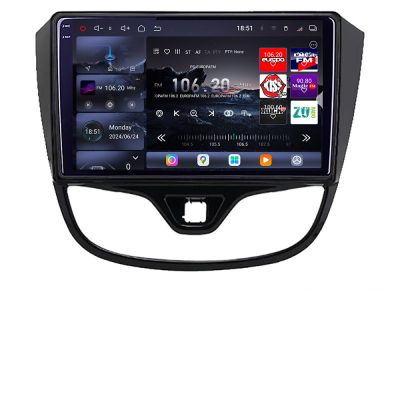 Navigatie Opel Karl 2017- Edotec Kit-karl 8 core QLED 2K 16+512GB 360 Android Waze USB Navigatie Internet Youtube Radio