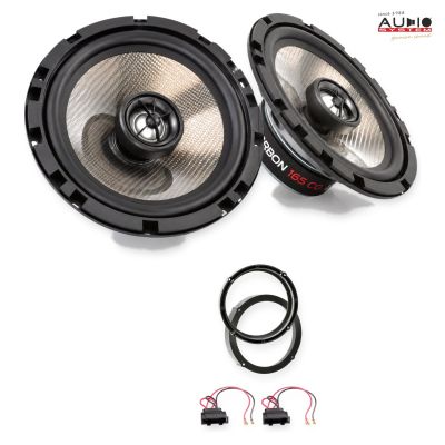 Pachet difuzoare VW Golf VII 3 uși (AU) 2013-2016 Audio System CARBON coaxiale dedicate uși spate