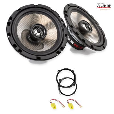Pachet difuzoare Alfa Romeo 147 (937) 2001-2006 Audio System CARBON coaxiale dedicate uși spate