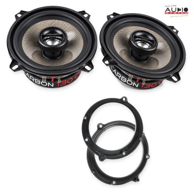 Pachet difuzoare Audi A4 (B5) 1994-2000 Audio System CARBON coaxiale dedicate uși spate