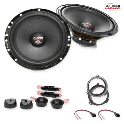Pachet difuzoare Audi A4 (B6-B7) 2000-2008 Audio System MX componente dedicate uși față
