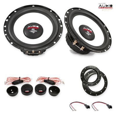 Pachet difuzoare Audi Q3 (8U) 2011-2018 Audio System M-Series componente dedicate uși față