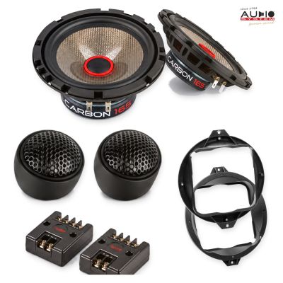 Pachet difuzoare Audi TT (8N) 1998-2000 Audio System CARBON componente dedicate uși față