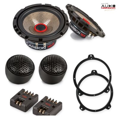 Pachet difuzoare BMW 3er Sedan (E46) 1998-2005 Audio System CARBON componente dedicate uși față