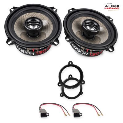 Pachet difuzoare Dacia Logan 2006-2009 Audio System CARBON coaxiale dedicate uși spate
