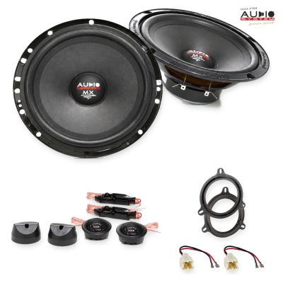 Pachet difuzoare Dacia Sandero Stepway (SD) 2013-2020 Audio System MX componente dedicate uși față