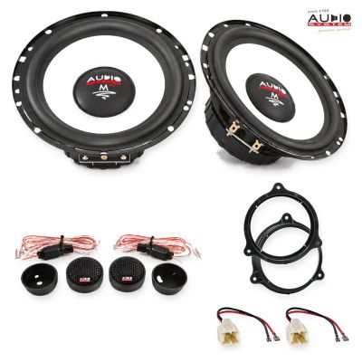 Pachet difuzoare Dacia Sandero Stepway (SD) 2016-2020 Audio System M-Series componente dedicate uși față
