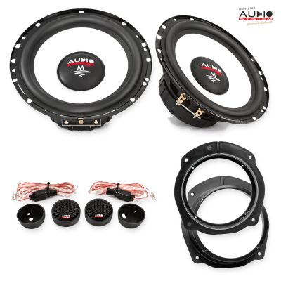Pachet difuzoare Fiat Bravo (198) 2007-2014 Audio System M-Series componente dedicate uși față