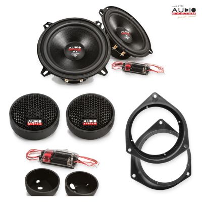 Pachet difuzoare Fiat Fiorino (225) 2008-2015 Audio System MX componente dedicate uși față