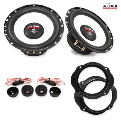 Pachet difuzoare Ford C-MAX (DM2) 2003-2010 Audio System M-Series componente dedicate uși față