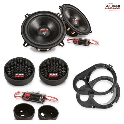 Pachet difuzoare Ford Escort Cabrio (MK5/MK6/MK7) 1990-2000 Audio System MX componente dedicate uși față