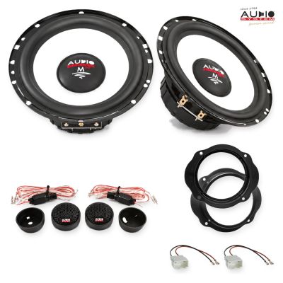Pachet difuzoare Ford Focus (DA3) 2004-2010 Audio System M-Series componente dedicate uși față