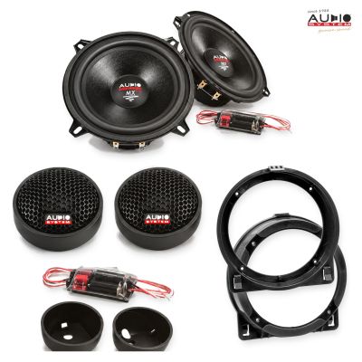 Pachet difuzoare Honda CR-V (RD8/RD9) 2004-2006 Audio System MX componente dedicate uși față