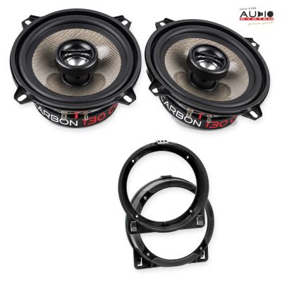 Pachet difuzoare Honda CR-V (RD8/RD9) 2002-2004 Audio System CARBON coaxiale dedicate uși spate