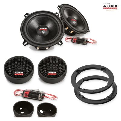 Pachet difuzoare Honda Civic (EK/EJ/EM/MB/MC) 1995-2001 Audio System MX componente dedicate uși față